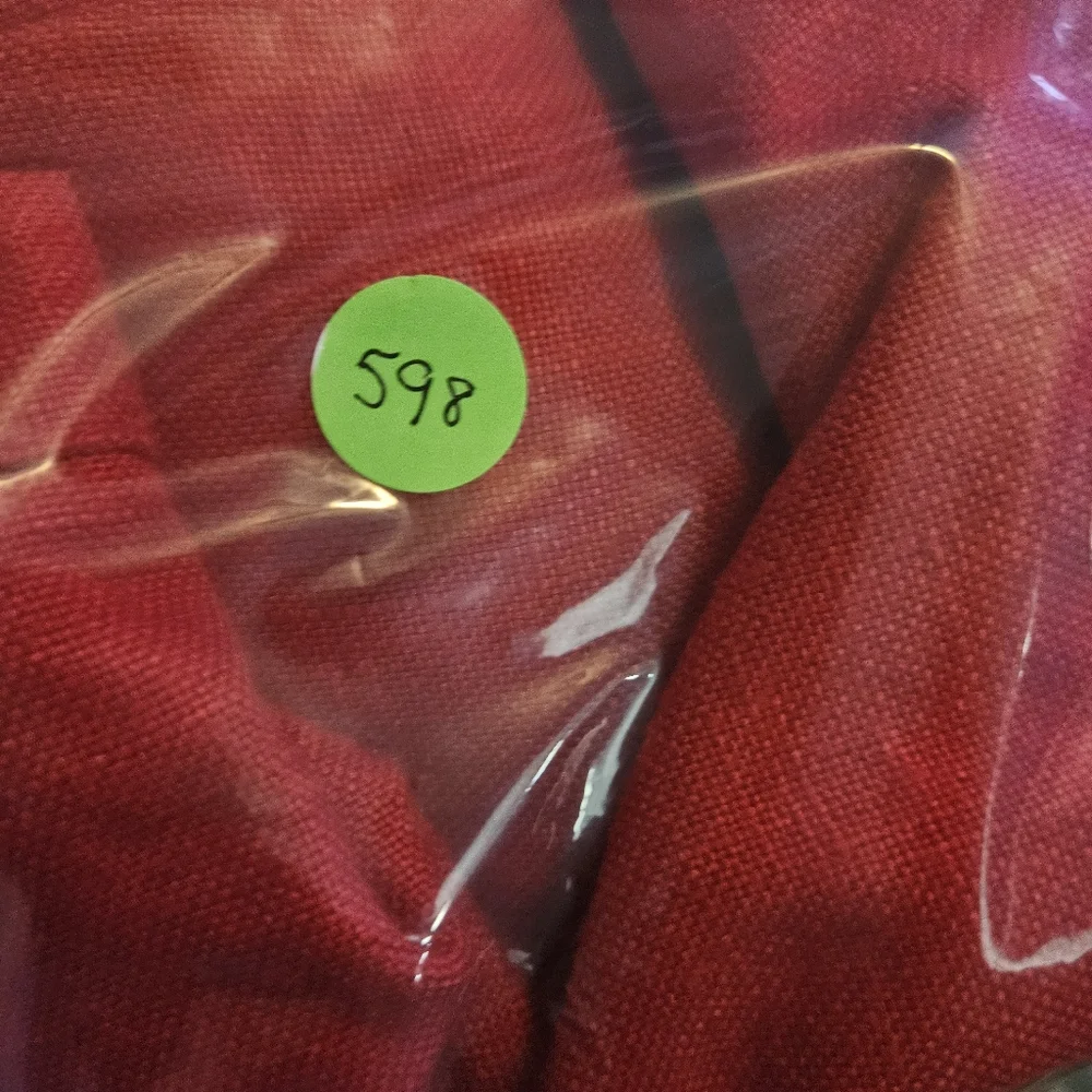 Michele Tomato Red Linen Vintage Classic Skirt Sz 16